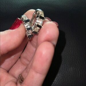 Elegant Silver Hoop Earrings